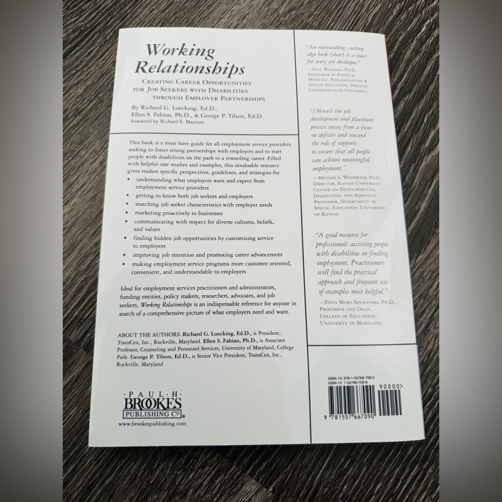 Working Relationships Book - Picture 2 of 4